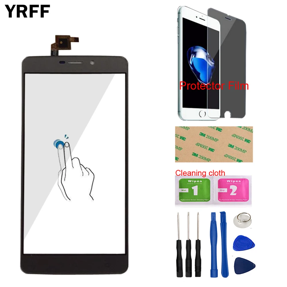 

YRFF Mobile Touch Screen For BlackView R7 TouchScreen Touch Screen Digitizer Panel Lens Sensor Tools + Protecotr Film