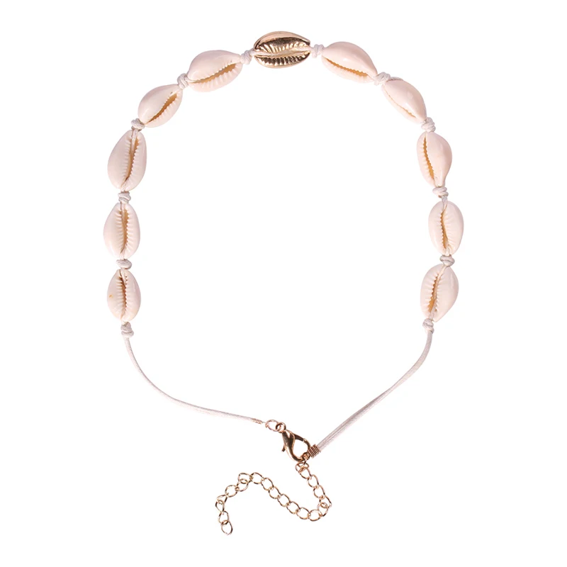 N6866 Solememo Boho массивные ножные браслеты из натуральной морской раковины для женщин с цепочкой на лодыжке пляжные Модные женские ювелирные изделия A0035 - Окраска металла: N6866