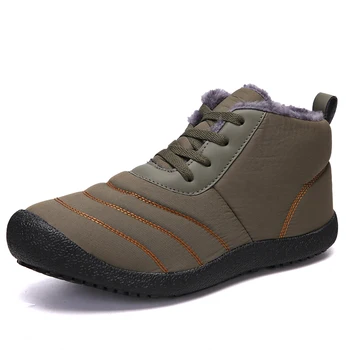 

Men Hiking Shoes 2018 New Design Rubber Sole Non-slip Outdoor Breathable Sport Shoes Hiking Shoes High-top Sneakers Waterproof
