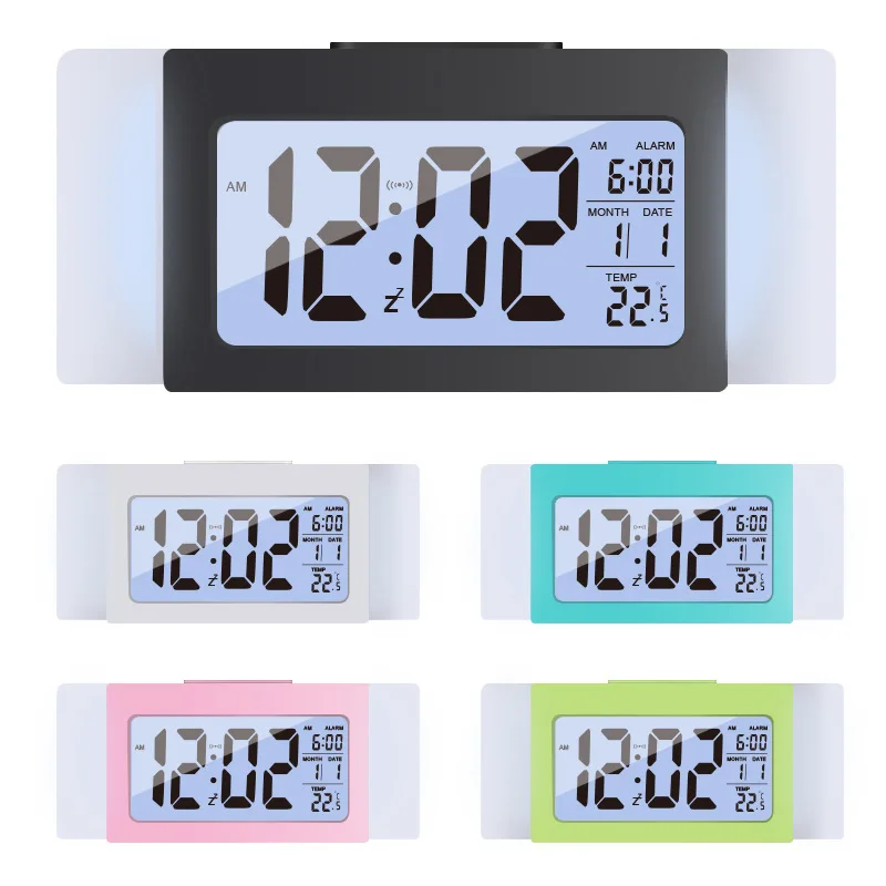 

Hot Multifunction LED Mirror Alarm Clock Digital Clock Snooze Display Time Night Led Light Table Desktop Alarm Clock Despertador
