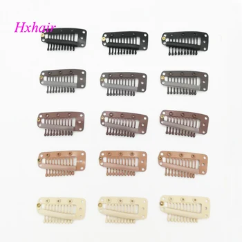 

Wholesale - 100pcs 38mm Wigs Snap Clips / Toupee Snap Clips for Hair Extension / Weft Hair Extensions