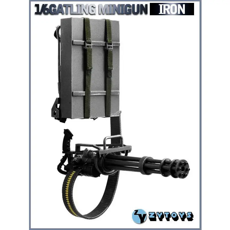 ГОРЯЧИЙ РИС ИГРУШКИ Хобби ZY8019 1/6 ГАТЛИНГА M134 MINIGUN Большой Огонь пулеметов