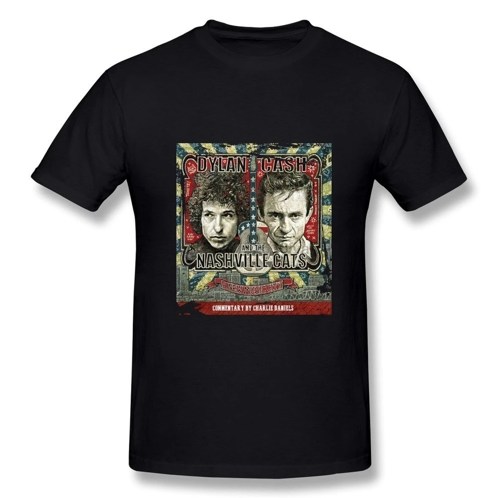 

Men's Tees BOB Dylan Johnny Cash And The Nashville Cats Black