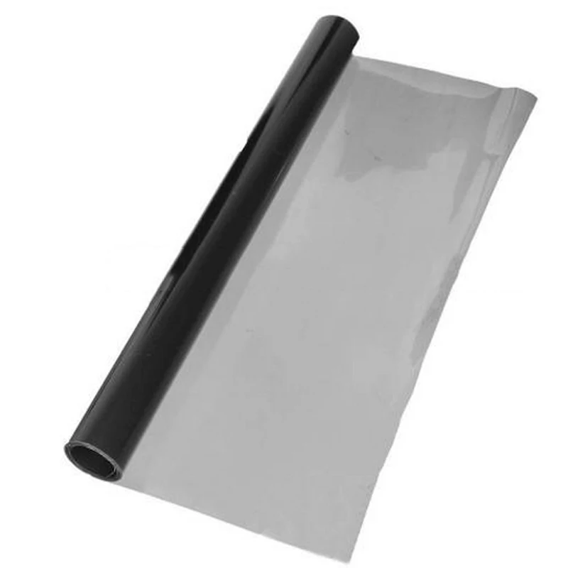 1 Roll Deep Grey Car Headlight Light Sticker Tint Vinyl Wrap Film Sheet 120cmx30cm Auto Brake Tail Lamp Sticker Color Change