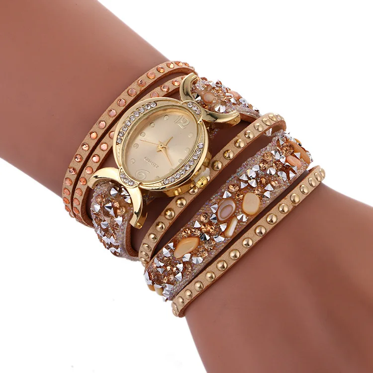 XG228 Luxury Women's Bracelet Watches Oval Fashion Casual Ladies Dress