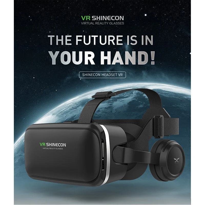 Очки виртуальной реальности HL 3D очки Vritual гарнитура Shinecon универсальная коробка