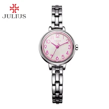 Top Women’s Lady Wrist Watch Julius Japan Quartz Hours Best Fashion Dress Bracelet Simple Arabic Numbers Girl Christmas Gift 879