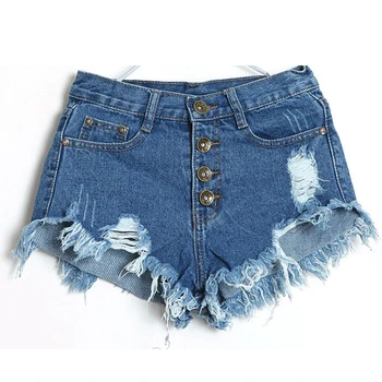 

2 Colors Hot Sale European Style Women Shorts Causal Sexy Jean Denim Short Women's Casual Summer Shorts 2017 #5