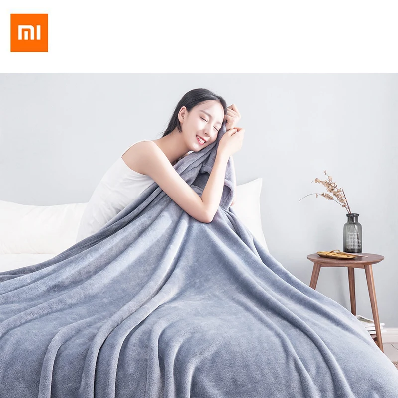 

Original Xiaomi Warm Antibacterial Blanket Flannel Anti-static Multifunctional Soft Comfortable 180cm 200cm For Home Office