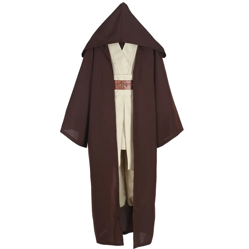 New Star Wars Jedi Knight Anakin Cosplay Costume Custom-Made Men Women Size Cloak+Tops+Pants+Shouler Straps+Belt