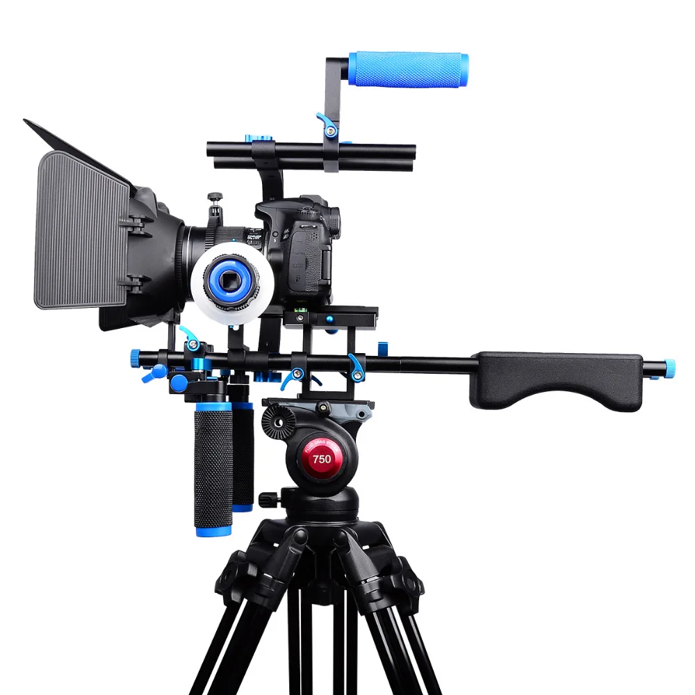 D204 DSLR Rig Shoulder Video Camera Stabilizer Support Cage/Matte Box
