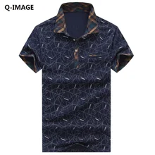 2017 New Men POLO Shirt Fashion Print Camisa Polo Summer Cotton Short sleeve Men Shirts Tops