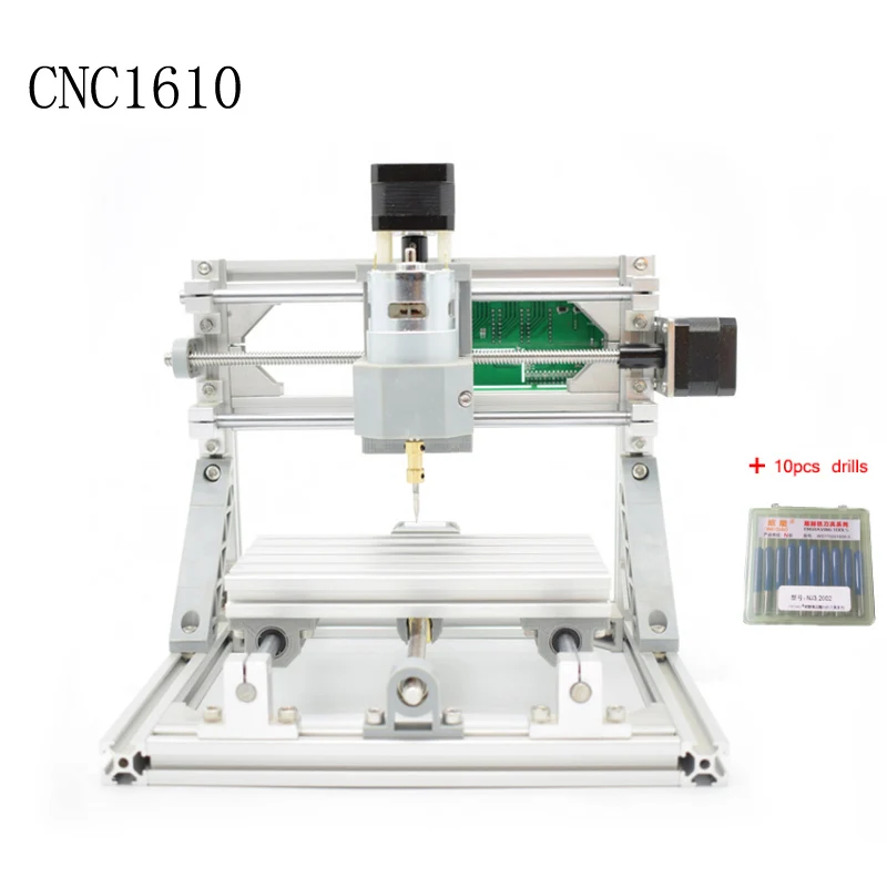 CNC 1610 GRBL управления Diy Мини станок с ЧПУ, рабочая зона 16x10x4,5 см, 3 оси Pcb фрезерный станок, древесины маршрутизатор, ЧПУ маршрутизатор, v2.4 - Цвет: cnc 1610