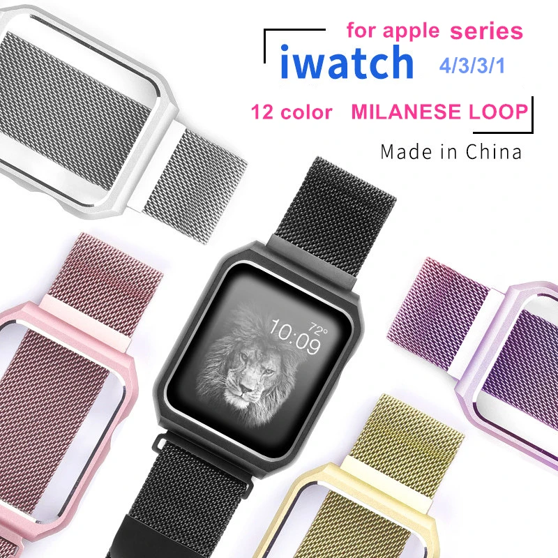 

Milanese Loop Bracelet Stainless Steel band For Apple Watch series 1/2/3 42mm 38mm Bracelet strap for iwatch series 4 40mm 44mm