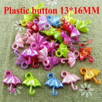 

100PCS umbrella Dyed Plastic buttons coat boots sewing clothes accessories button P-173