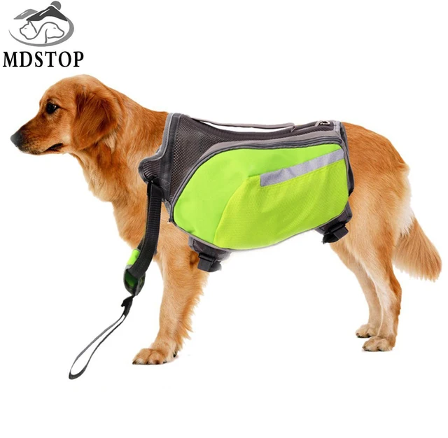 Mdstop 2017 New Green Oxford Dog Saddle Bag Medium Large Dogs Mdstop 2017 New Green Oxford Dog Saddle Bag Medium Large Dogs Backpack For Outdoor Hiking