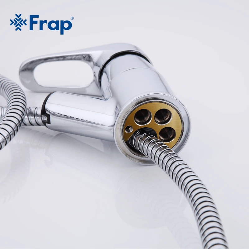 Frap new Modern Style pull out Kitchen sink Faucet