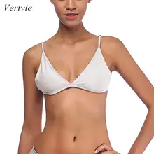 Vertvie 2019 Women Bikini Set Sexy Two Piece Suit Swimsuit Solid Push Up Swimwear Summer Plus Size Beachwear Brazilian Bikinis foclassy brazilian sexy bikini set plus size women swimwear swimsuit bathing suit two piece high waisted push up bikinis 0701