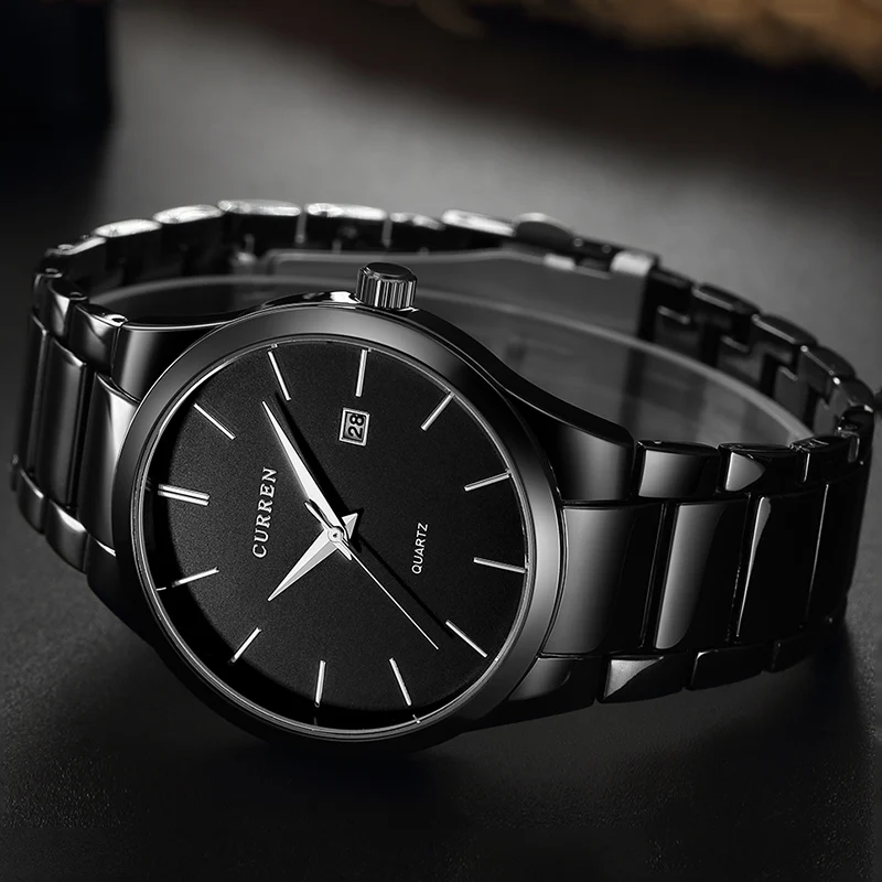 CURREN Luxury Brand Men Casual Sport Watches Mens Date Display Quartz Wristwatches Male Business Analog Clock Relogio Masculino