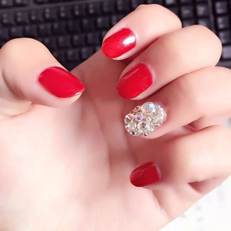 Frenshion De No l Rouge Vernis semi permanent UV Gel Vernis Ongles Gel Polonais Art Coloris