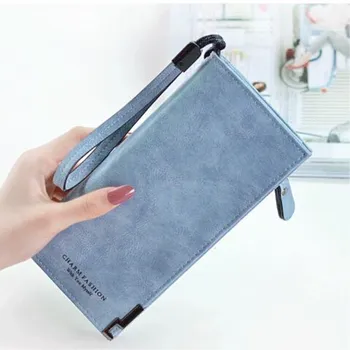 

Fashion Women Wallet Luxury Pu Leather Brand Designer Casual Long Wallet Clutch Coin Purse Handbag Ladies Card Holder Phone Bags
