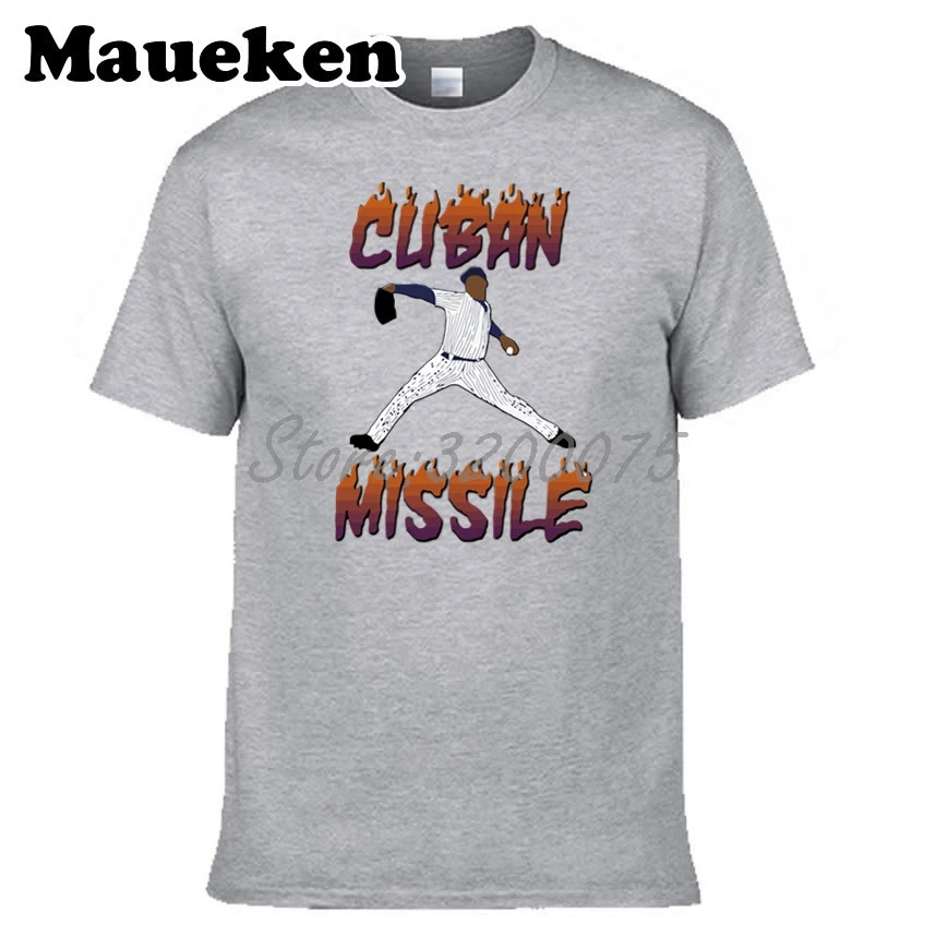 Men New York Aroldis Chapman 54 Cuban Missile T shirt