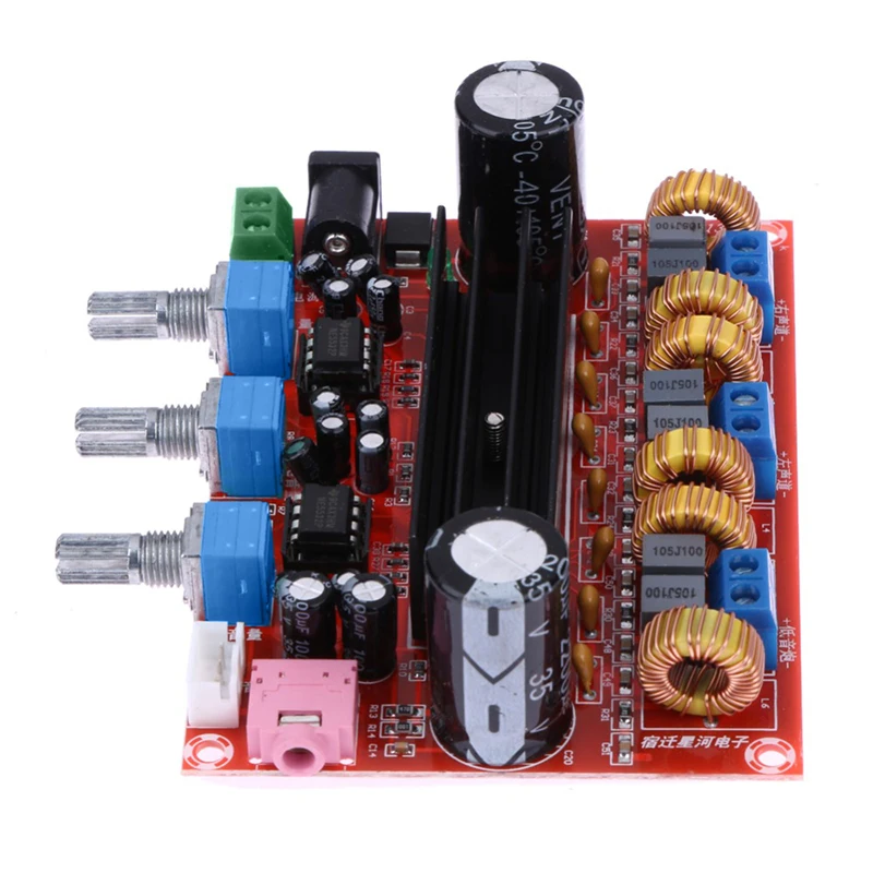 ECos 2,1 канальный цифровой сабвуфера усилителя звука доска TPA3116D2 2x50 Вт + 100 Вт #233615