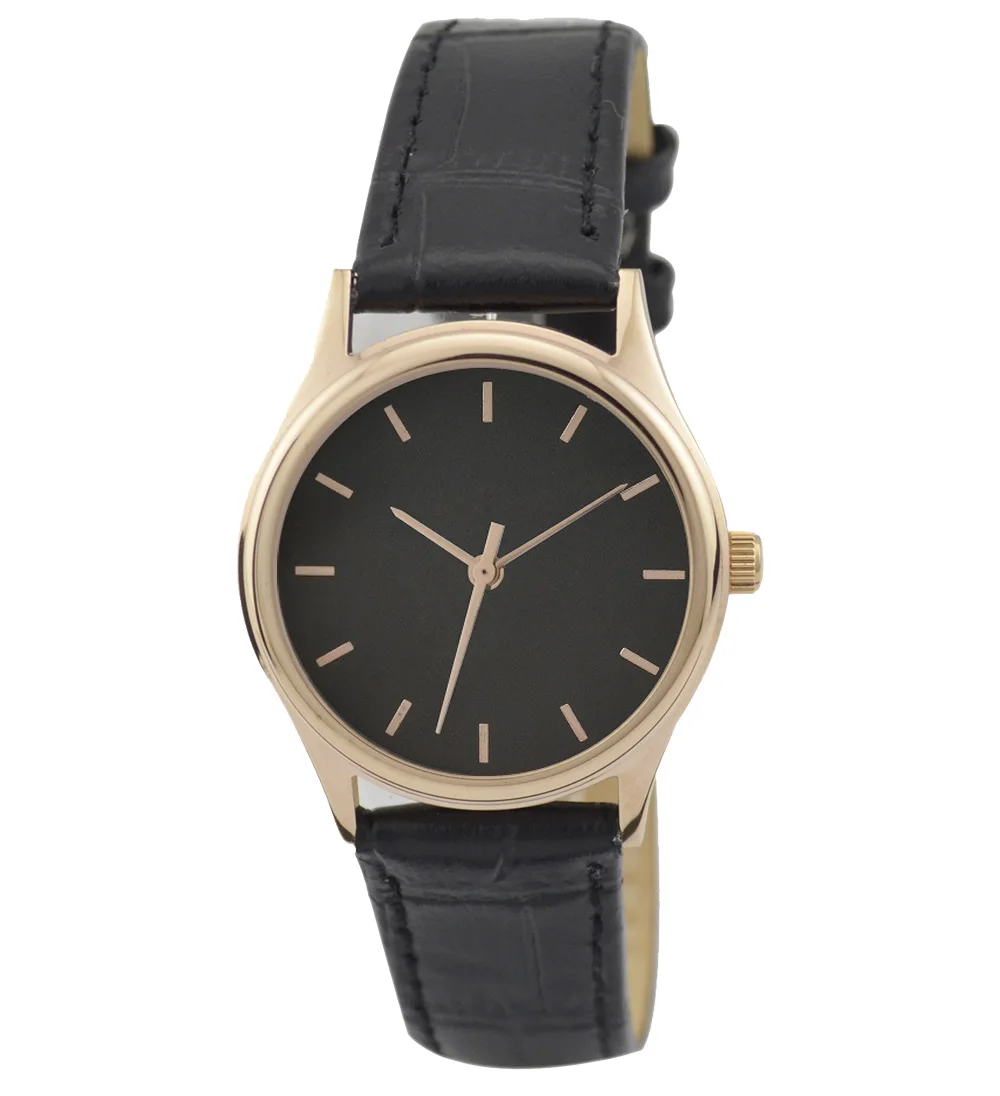 Ladies Rose Gold Watch Black I Free shipping I Mother&#039;s day gift-in Lover&#039;s Watches from Watches