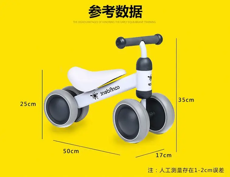 HTB1yAk0aLY85uJjSZFzq6A93VXaH New brand children's bicycle balance scooter walker infant 1-3years Tricycle for driving bike gift for newborn Baby buggy