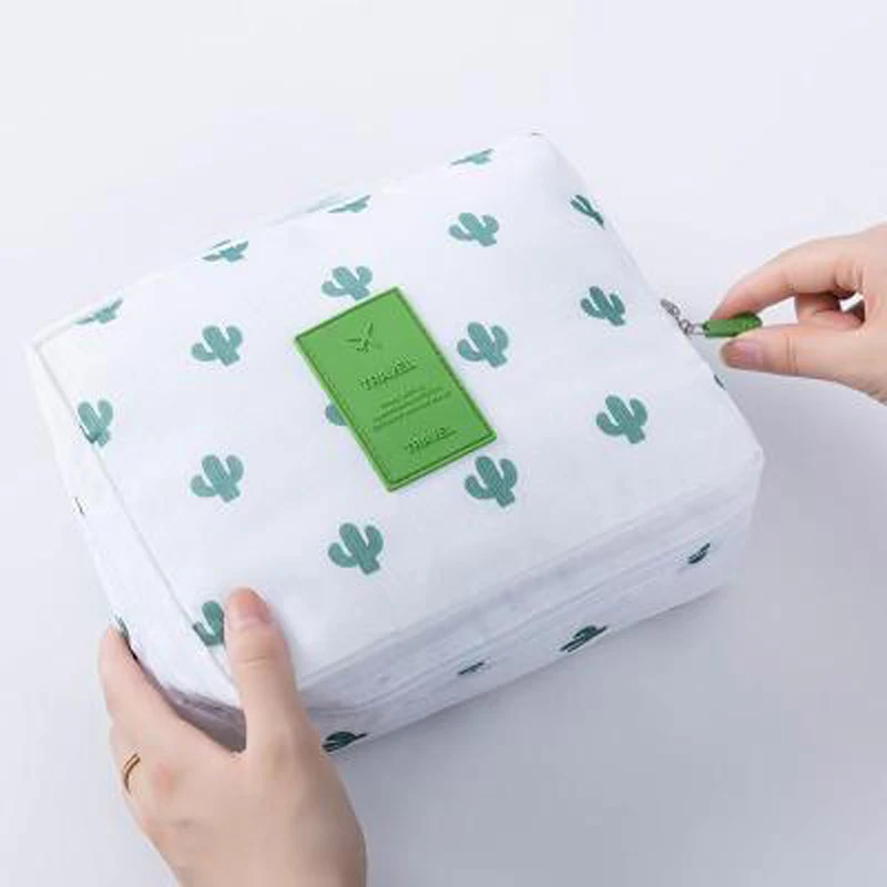  Hot Sale Zipper Man Women Makeup bag travel Cosmetic Bag Nylon Makeup Case Waterproof Toiletries Or - 33028275716