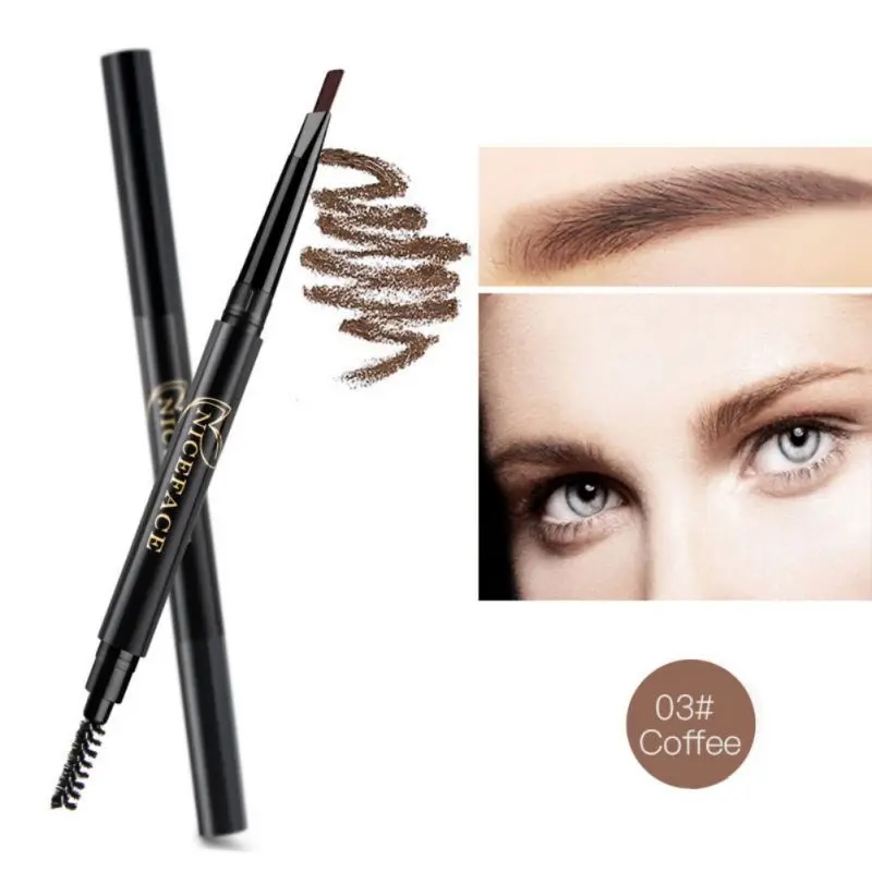 

2018 New Automatic Eyebrow Pencil With Brush Eyebrow Eye Liner Cosmetic Tools Long Lasting Waterproof Eyebrow Makeup