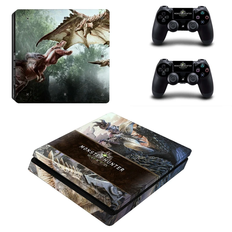 HOMEREALLY Стикеры s для playstation 4 RIGUEL HUNTER ps4 тонкий кожи Стикеры playstation 4 тонкие наклейки ps4 тонкий шкуры консоли
