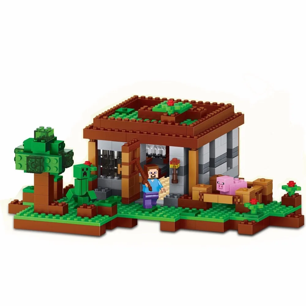 My World Building brick Educational Toys 4 in 1 City Forest model Legoings Children's Digital building blocks Minecraft Toys My World Building brick Educational Toys 4 in 1 City Forest model Legoings Children's Digital building blocks Minecraft Toys