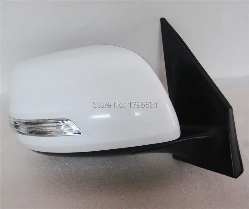 CAPQX Auto Electric folding Rearview mirror with LED light heated for