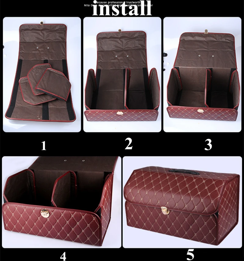 Luxury Leather Storage Box Organizer » The Messless