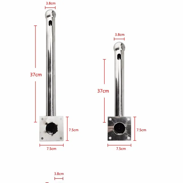 L Type Bracket 30cm Stainless Steel Hollow Stick For Home Alarm L Type Bracket 30cm Stainless Steel Hollow Stick For Home Alarm Sensor Infrared Beam