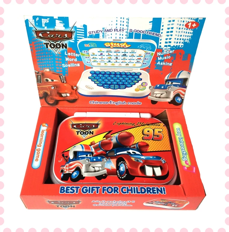 Educational Baby Children Kids Toys Spanish Cartoon Type Laptop