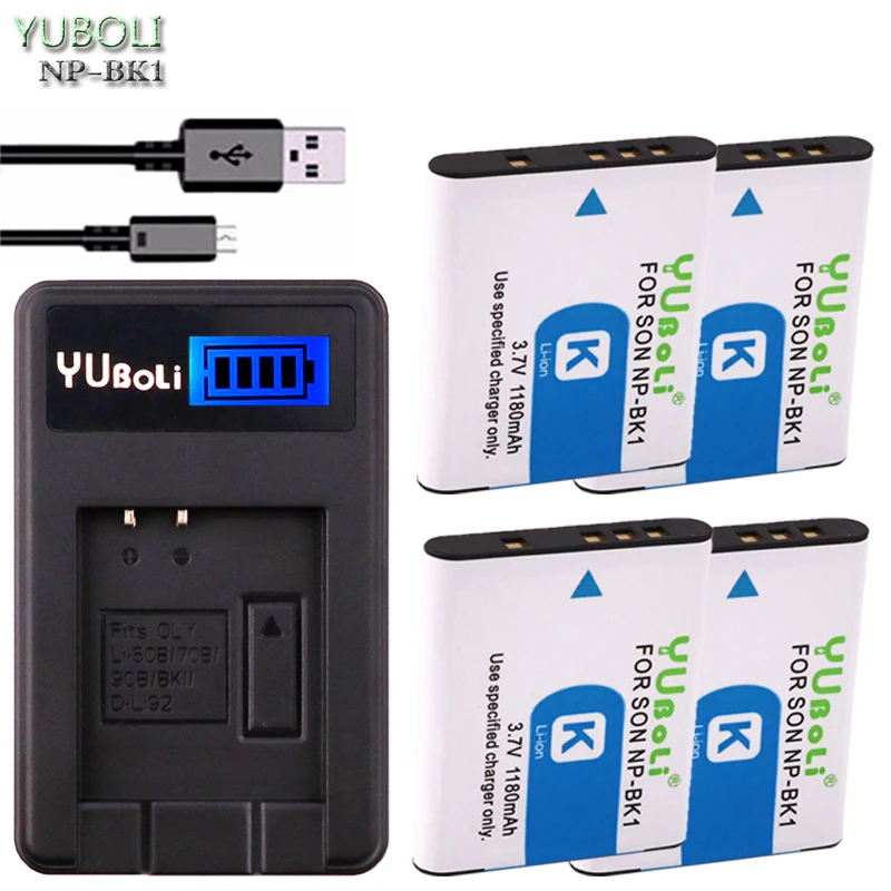 NP-BK1 NPBK1 NP BK1 Камера Батарея + ЖК-дисплей USB Зарядное устройство для Sony S750 S780 S950 S980 W190