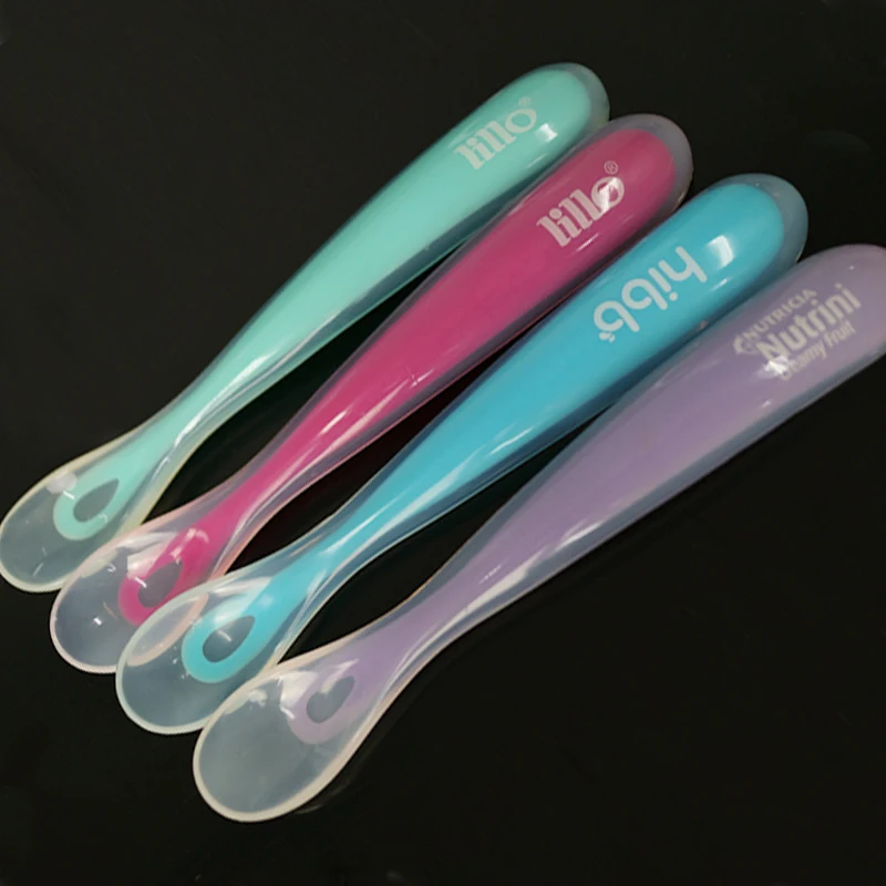 Soft Silicone Baby Spoon baby Soft feeding spoon Silicone baby Spoon