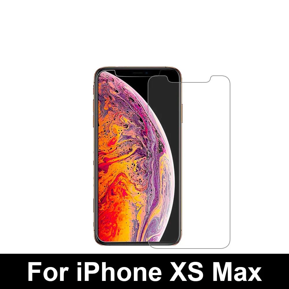 3 упаковки 9D HD экран протектор для iphone X XR XS Max 7 8 Plus телефон закаленное стекло для iphone xr экран протектор стекло - Цвет: iPhone XS MAX