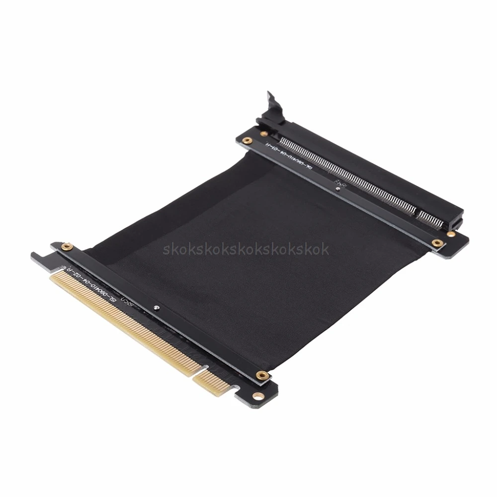 PCI Express 16x гибкий кабель переходная карта Удлинительный порт адаптер видеокарта