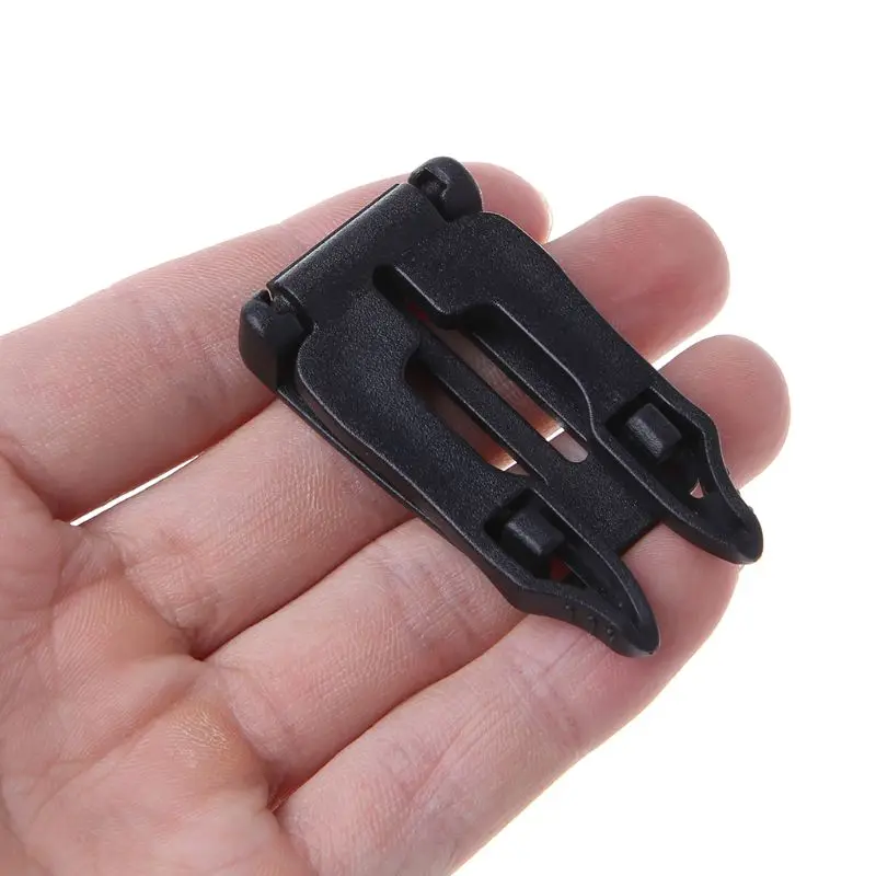 

Strap Backpack Buckle For Molle Webbing Connection Clip Mountaineering Bags Fixing Buckles Outdoor Tools Black