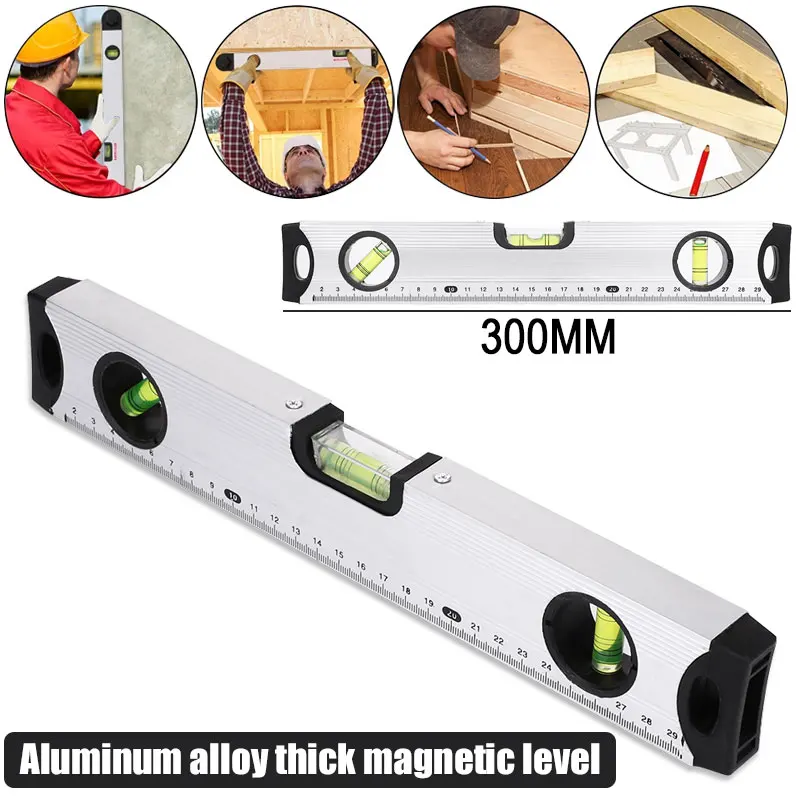 

Aluminum Alloy Sturdy Angle Measurement for Metalworking Engineering for Level Tool Measuring Ruler Significant Moment