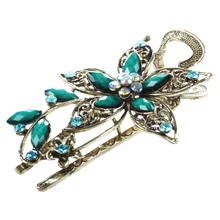 Милые Винтажные Ювелирные изделия, хрустальные заколки для волос, заколки для волос, инструменты для красоты