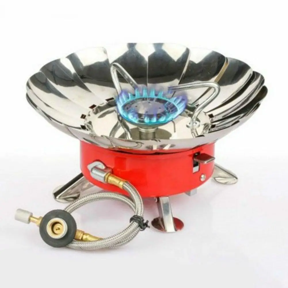 

NEW Outdoor Camping Picnic BBQ Windproof Stove Cooker Gas Burner with Extended Pipe