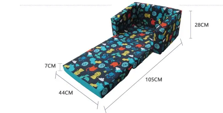 Луи мода детский диван детская маленькая кровать мультфильм ткань искусство Прекрасный моющийся