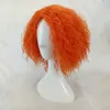 HAIRJOY Mad Hatter Cosplay Kinky Curly Wig Synthetic Hair Woman Medium Length Orange  Green Wigs High Temperature Fiber ► Photo 3/6