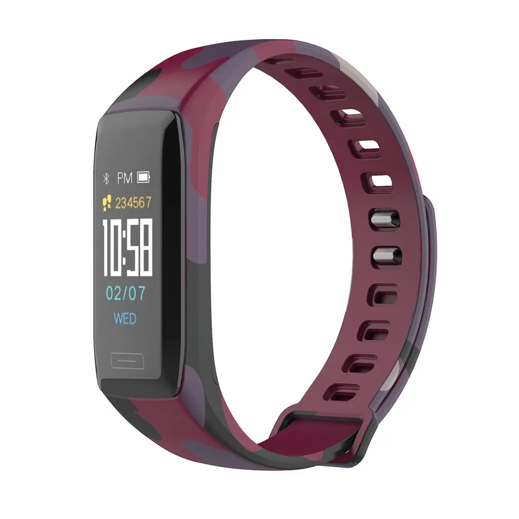 

Smart Bracelet Heart Rate Monitor Wristband Multi-sports Bracelet Waterproof Smart Watch Color LCD Outdoor Sports 2019