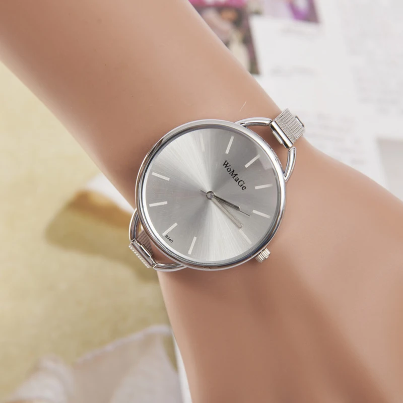 

2016 new hot selling thin mesh belt watches personalized alloy watch women fashion bulk watch head quartz watch relogio feminino