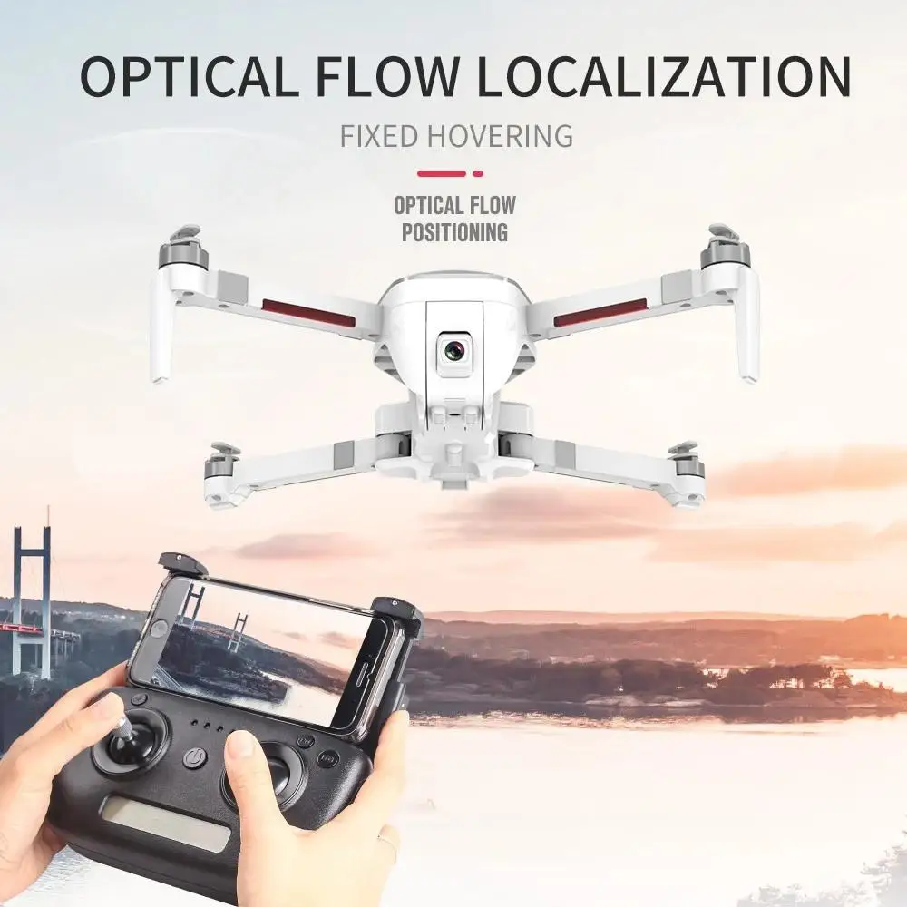 Бесщеточный Радиоуправляемый вертолет CSJ X7GPS 4K с камерой Wi Fi FPV дистанционным